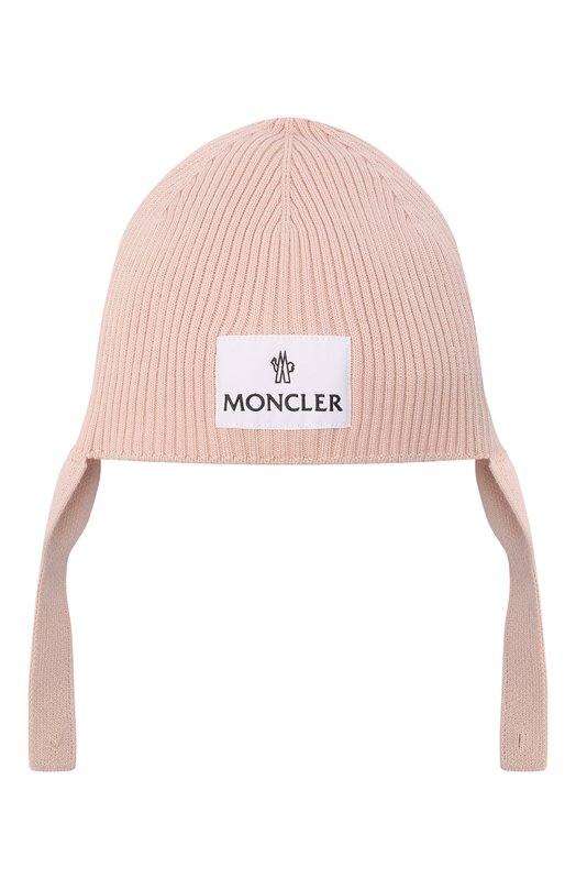 

Хлопковая шапка Moncler, Розовый