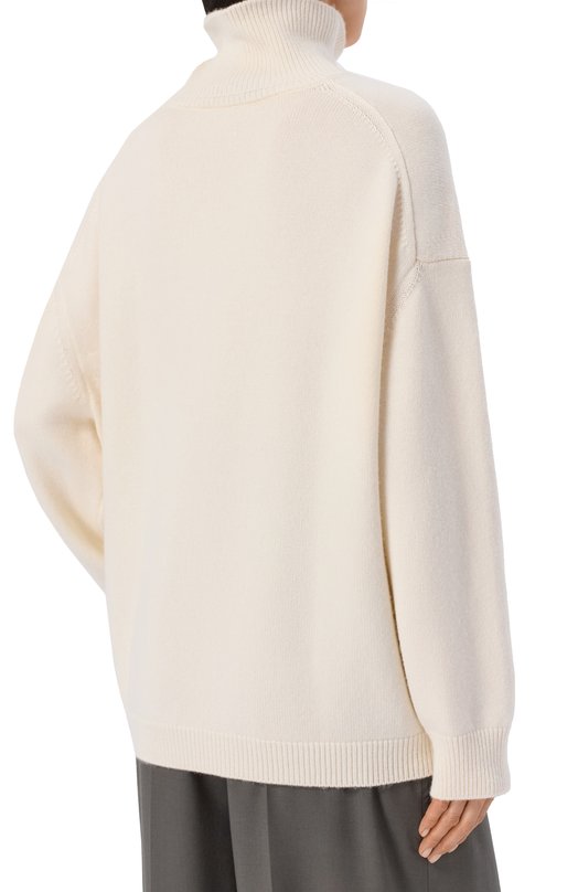 Свитер из шерсти и кашемира Freeage W26.SW095.2030.101 Кремовый  W26.SW095.2030.101 Фото 4