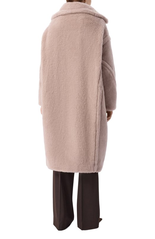 Шуба из экомеха Max Mara TEDGIRL Бежевый  TEDGIRL Фото 4