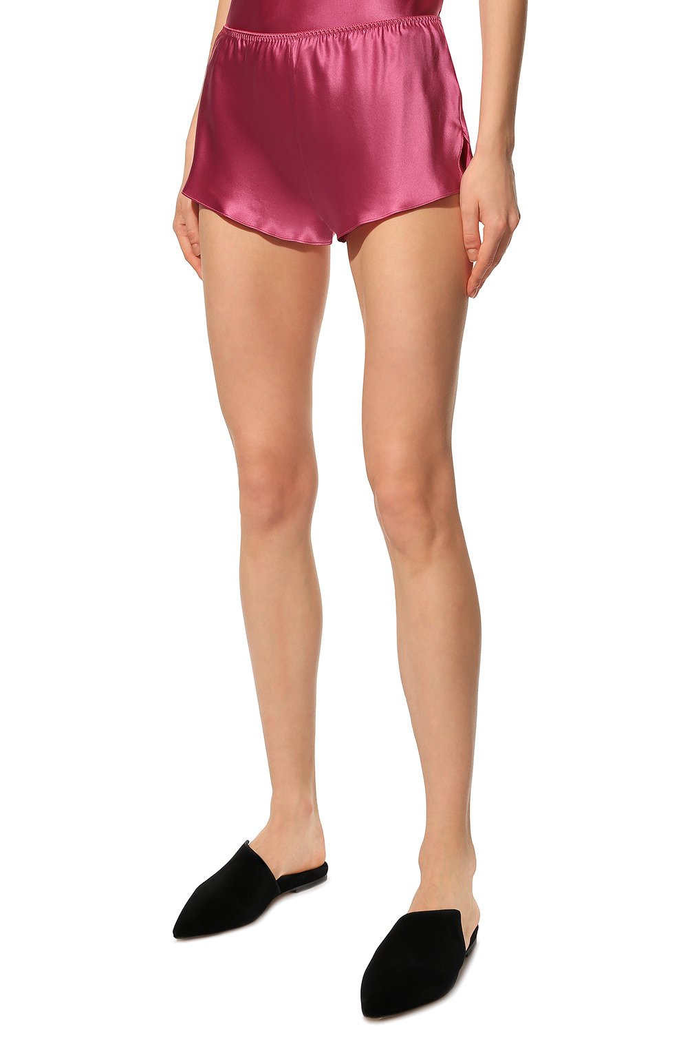 Шелковые шорты LUNA DI SETA фуксия цвета по цене 14200 руб., арт. VLST08006, фото 3 Шелковые шорты LUNA DI SETA, арт. VLST08006, фото 3