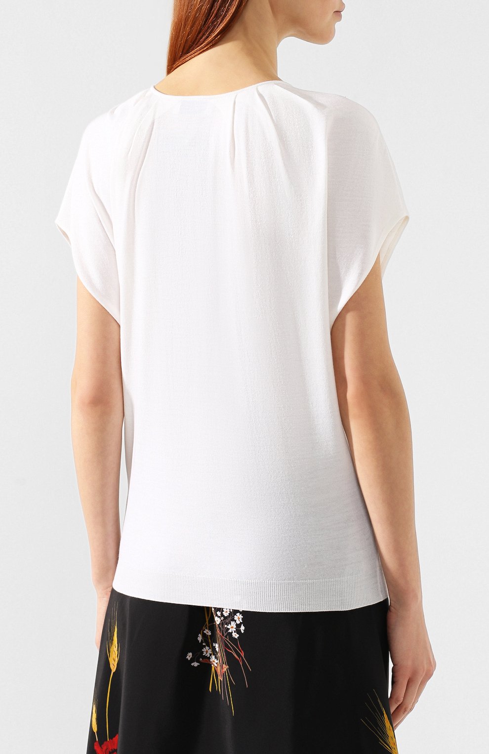 Топ из смеси шерсти и шелка LANVIN, арт. RW-T0659M-MA05-P19, фото 4