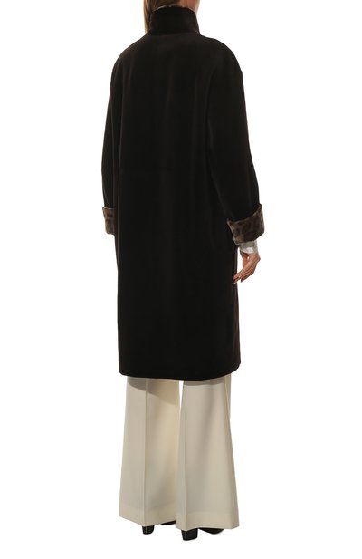 Шуба из меха норки и каракульчи VICTORIA KUSENKOVA, арт. 700217104489, фото 4