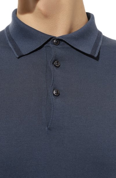 Поло из хлопка и кашемира FIORONI, арт. MK26609C1, фото 5