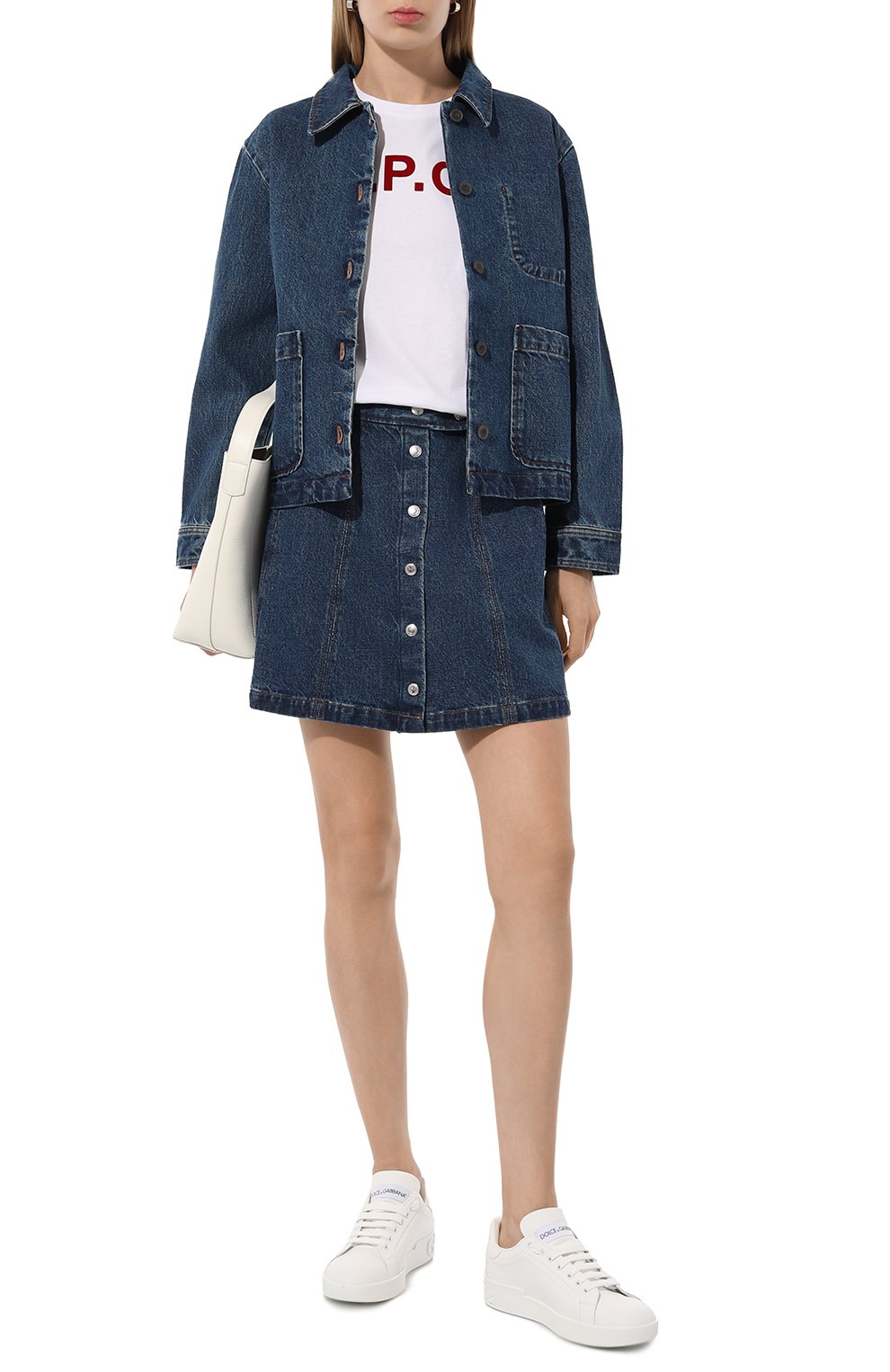 Джинсовая юбка A.P.C., арт. C0GWB-F06390, фото 2