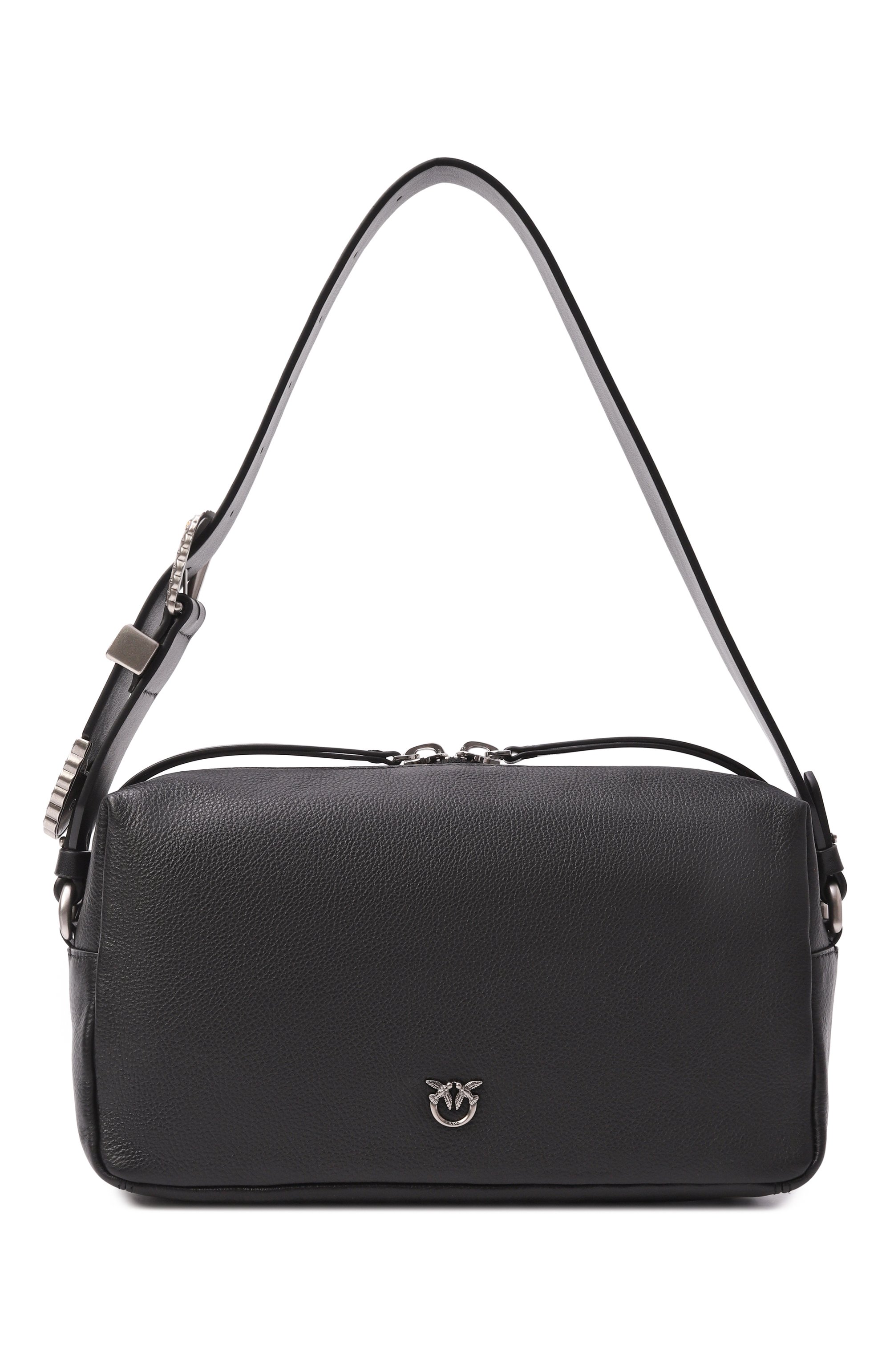 Сумка bauletto trittico PINKO черного цвета по цене 39650 руб., арт. 106761/A2JG, фото 1 Сумка bauletto trittico PINKO, арт. 106761/A2JG, фото 1