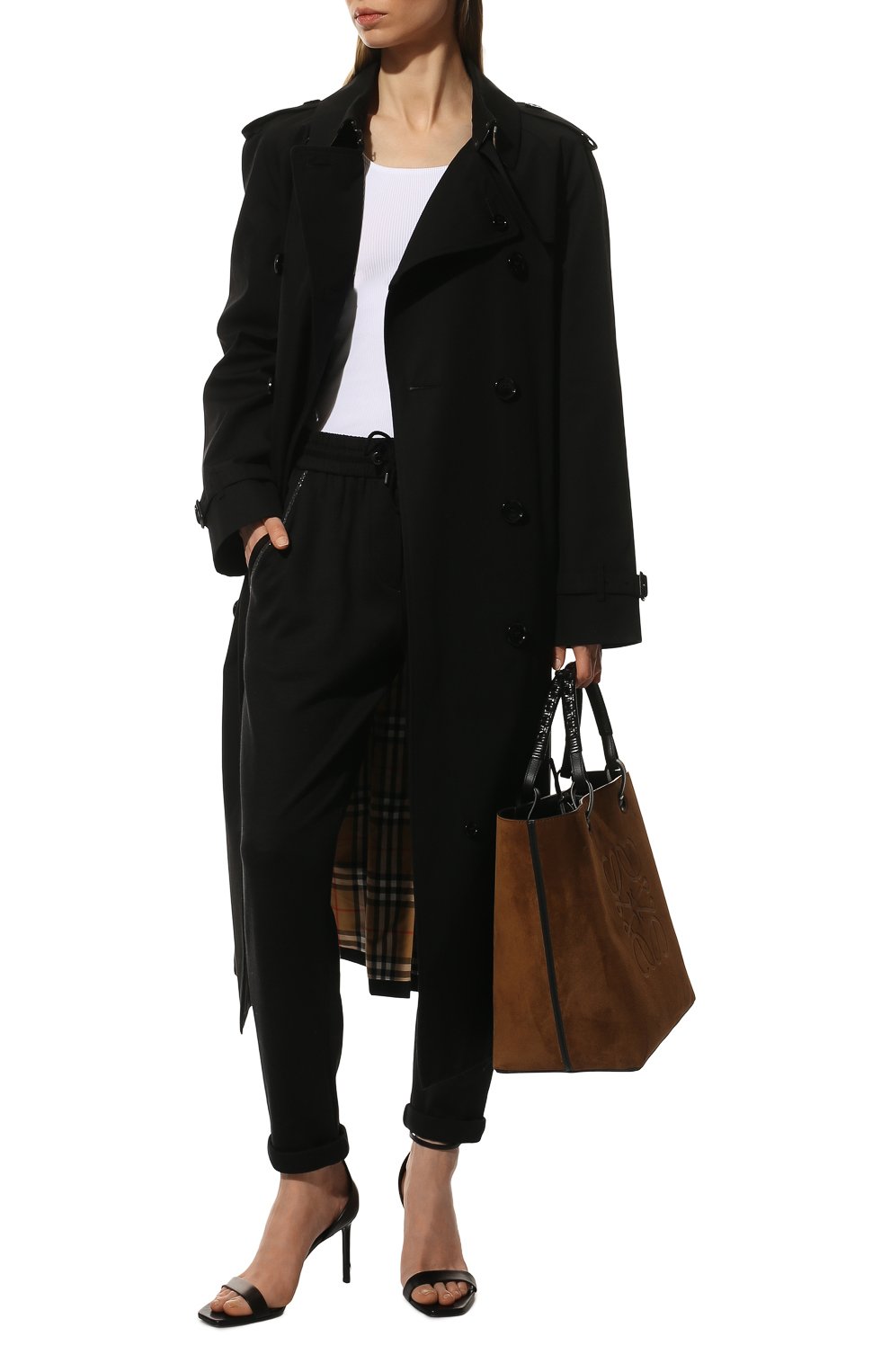 Брюки из хлопка и шелка BRUNELLO CUCINELLI, арт. 221MD828SB899, фото 2