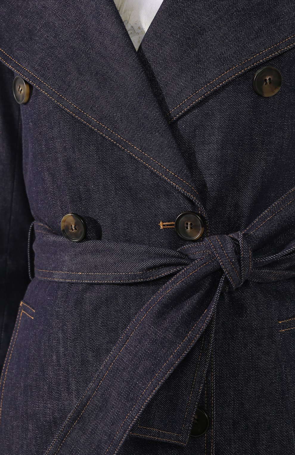 Джинсовое пальто VICTORIA BECKHAM, арт. CT TRN 8704B PSS19 DENIM WR, фото 5