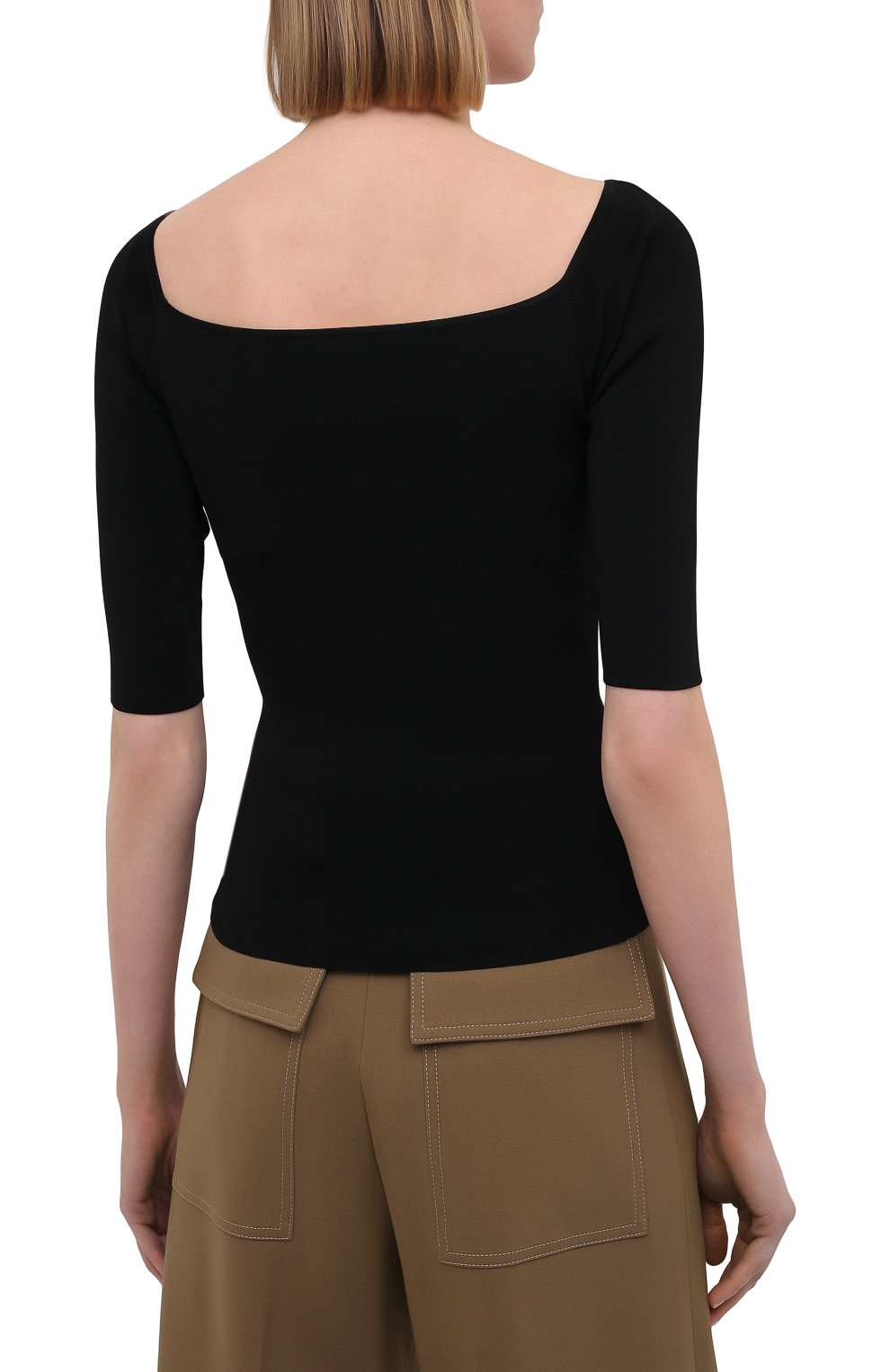Топ из вискозы SAINT LAURENT, арт. 657187/Y75AU, фото 4