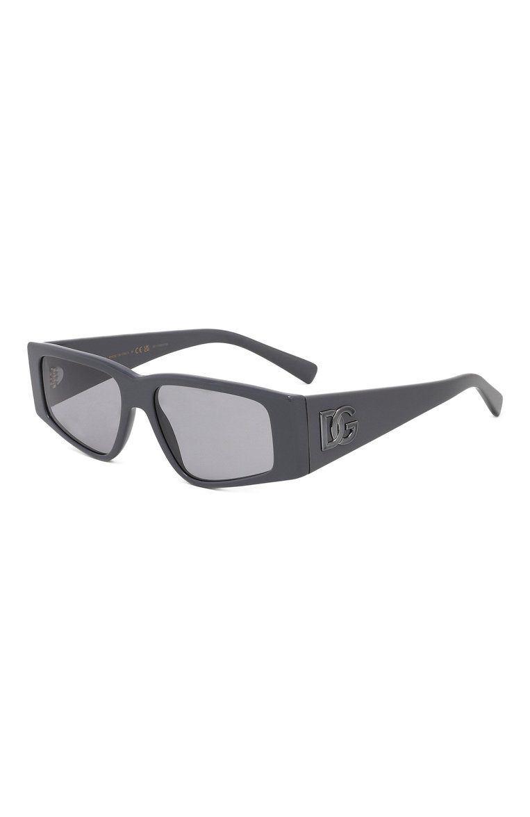 Женские солнцезащитные очки DOLCE & GABBANA серого цвета, арт. 4453-3090M3 | Фото 1 (Нос: Не проставлено; Региональные ограничения белый список (Axapta Mercury): Не проставлено; Материал: Пластик; Тип очков: С/з; Оптика Гендер: оптика-женское; Очки форма: Прямоугольные)