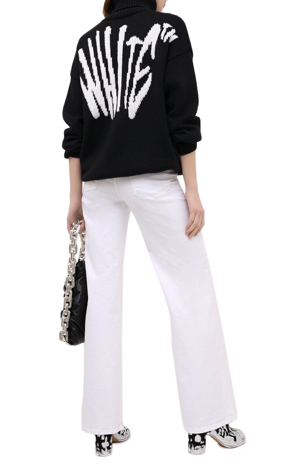 Шерстяной свитер OFF-WHITE, арт. 0WHF008F20KNI0011001, фото 2