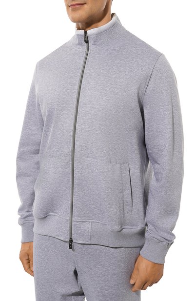 Хлопковая толстовка CAPOBIANCO, арт. MZIP.TS00/58-60, фото 3