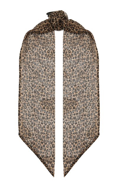 Шелковый шарф SAINT LAURENT, арт. 650268/3Y035, фото 1