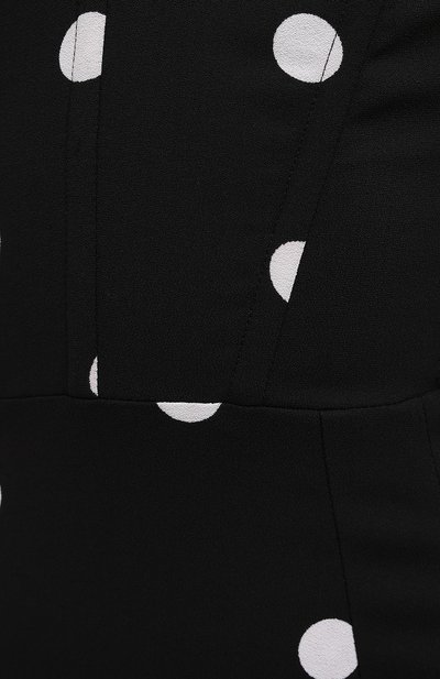 Платье из вискозы DOLCE & GABBANA черно-белого цвета по цене 236500 руб., арт. F6K4NT/FSRLM, фото 5 Платье из вискозы DOLCE & GABBANA, арт. F6K4NT/FSRLM, фото 5