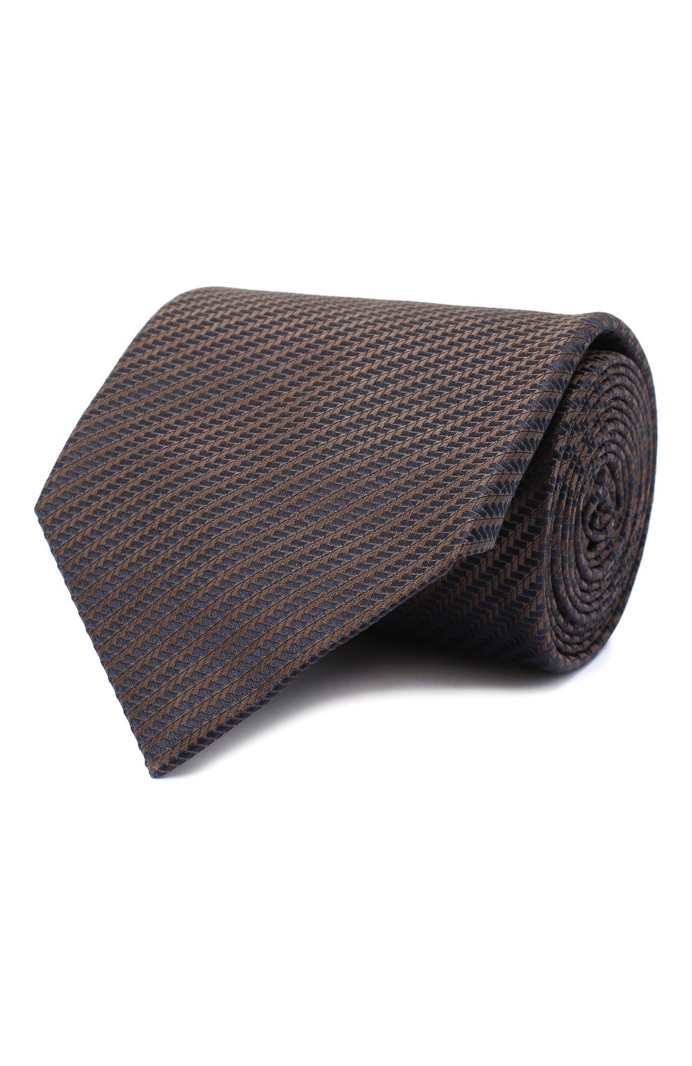 Шелковый галстук BRIONI коричневого цвета по цене 26950 руб., арт. 062I00/09440, фото 1 Шелковый галстук BRIONI, арт. 062I00/09440, фото 1
