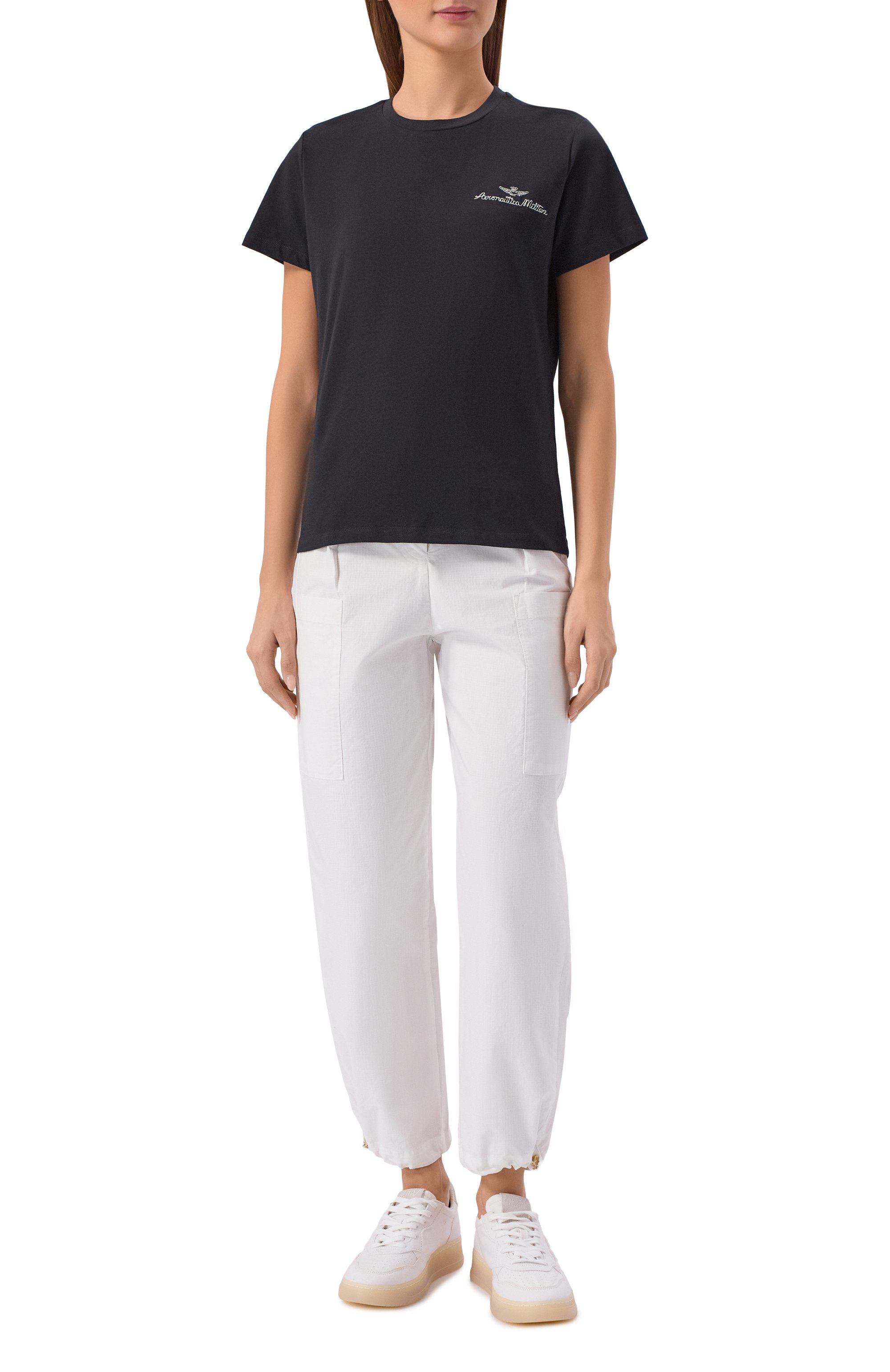 Хлопковая футболка AERONAUTICA MILITARE, арт. TS2490DJ00675, фото 2