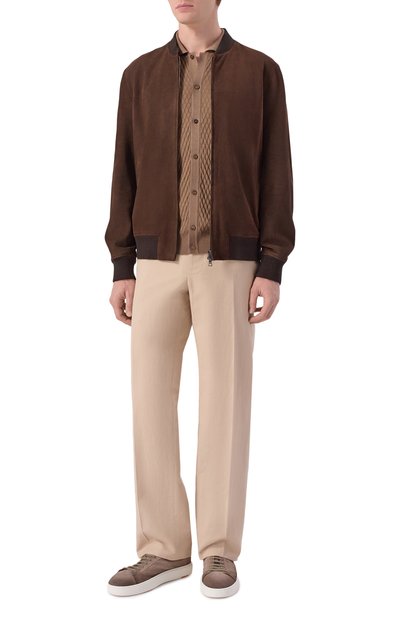 Мужские брюки из хлопка и льна MVST, арт. M26.CSM.T416/802-C0/LINEN