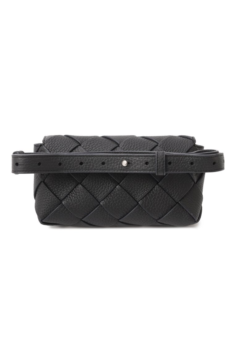 Мужская поясная сумка diago BOTTEGA VENETA серого цвета, арт. 805773 V4FV1 | Фото 6 (Ремень/цепочка: На ремешке; Материал: Натуральная кожа; Размер: mini; Стили: Классический; Случай: Повседневный)