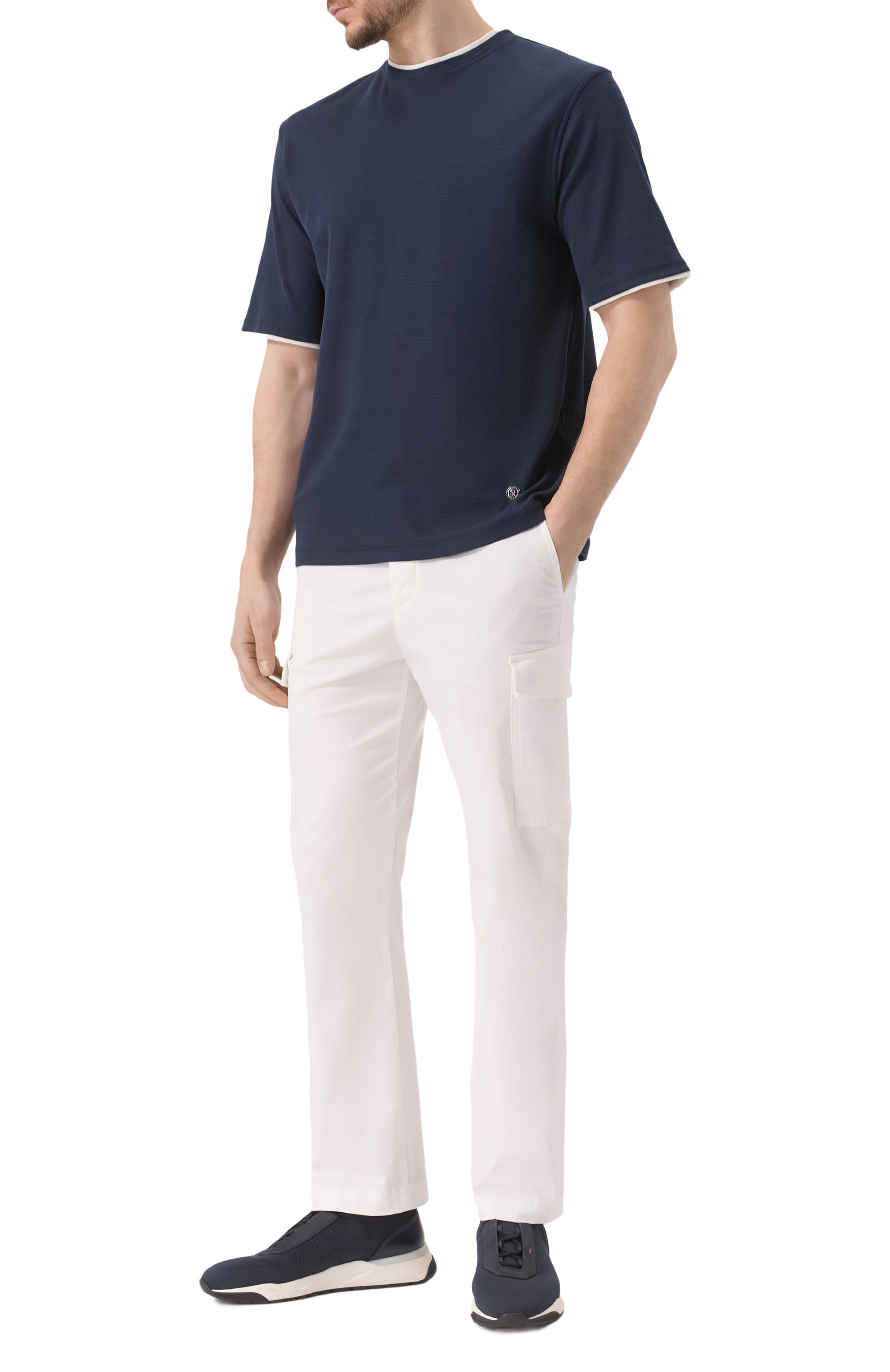 Футболка из хлопка и шелка STEFANO RICCI, арт. MNH5204390/CTK01S, фото 2