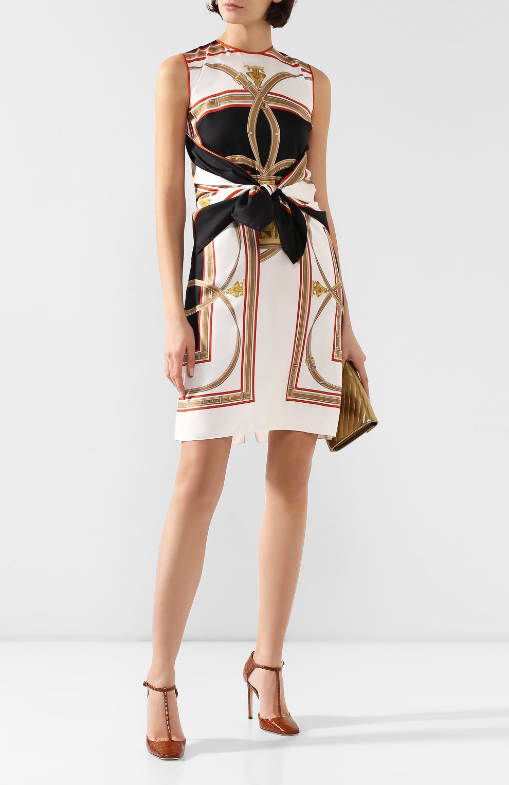 Шелковое платье BURBERRY, арт. 8014297, фото 2