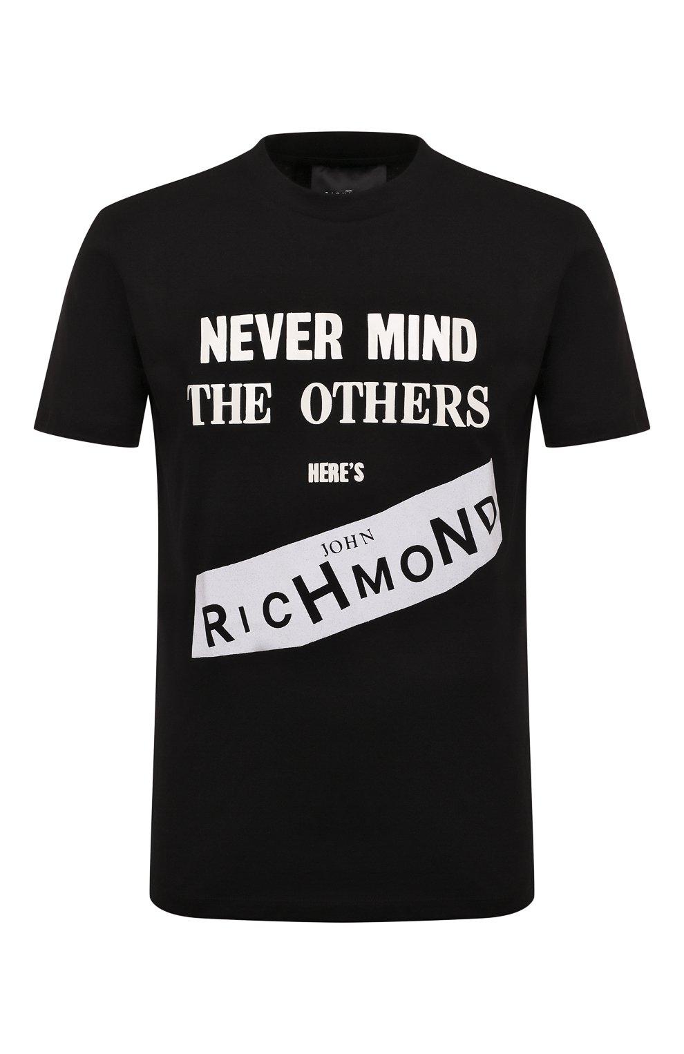 Хлопковая футболка JOHN RICHMOND, арт. RMA22185TS, фото 1