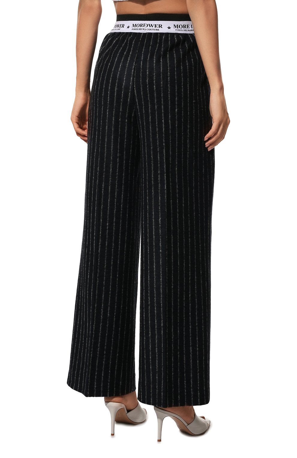 Брюки FORTE DEI MARMI COUTURE темно-синего цвета по цене 48100 руб., арт. 22WF4000-701, фото 4 Брюки FORTE DEI MARMI COUTURE, арт. 22WF4000-701, фото 4