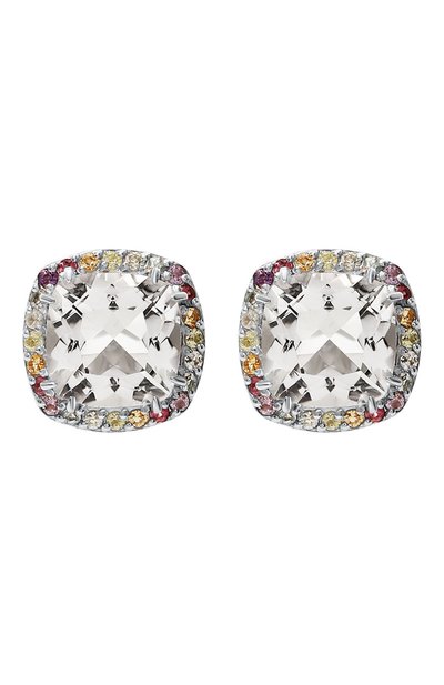 Женские радужные серьги-пусеты с хрусталем SECRETS JEWELRY, арт. РСПХКС00313