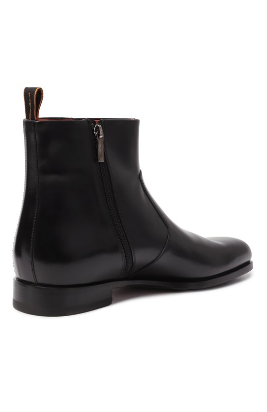 Кожаные сапоги Brando Santoni MCBG19174BJ1GNTG Чёрный  MCBG19174BJ1GNTG Фото 5