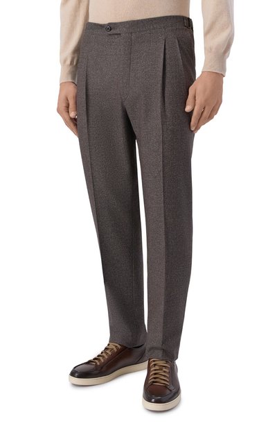 Брюки из шерсти и хлопка CORNELIANI, арт. 284L21/2A18216, фото 3