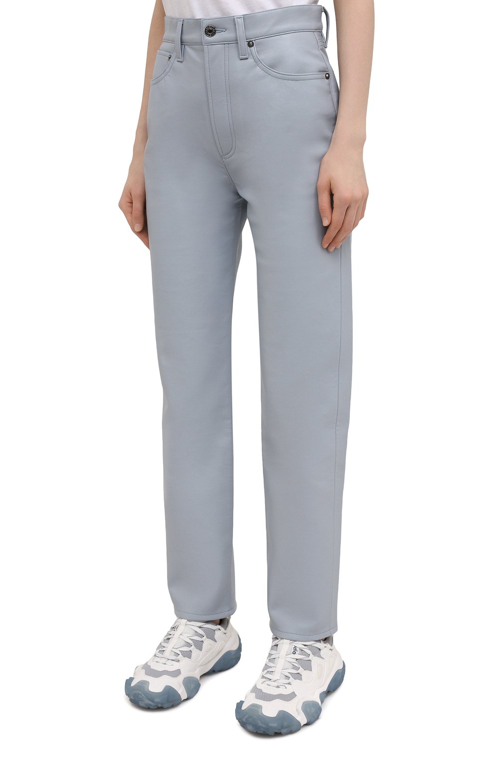 Брюки AGOLDE светло-голубого цвета по цене 51300 руб., арт. A164-1285, фото 3 Брюки AGOLDE, арт. A164-1285, фото 3