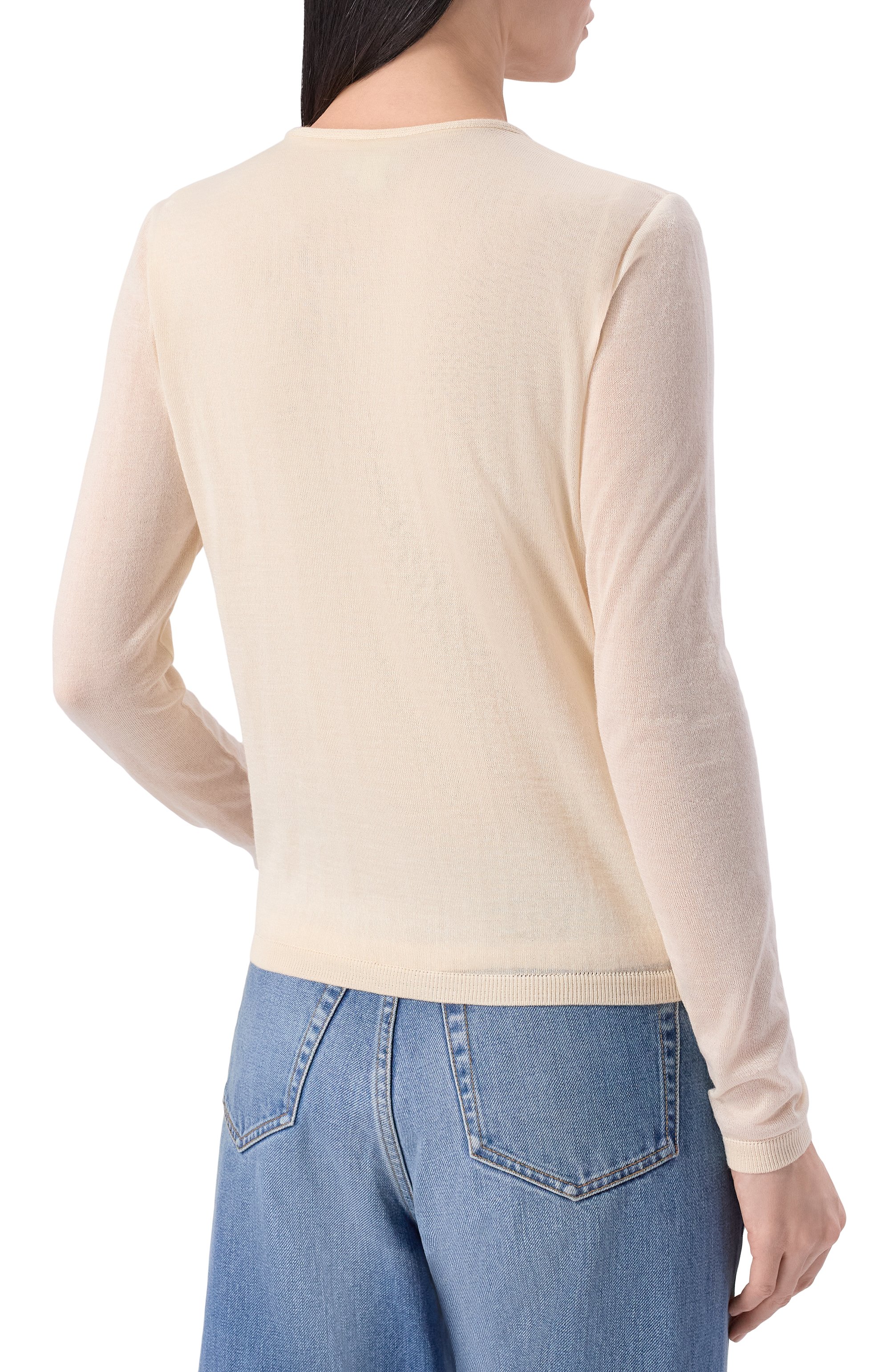 Кардиган из кашемира и шелка GIAMBATTISTA VALLI, арт. 26SSPVCMM34P/80CAS, фото 4