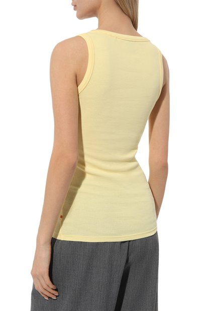 Хлопковая майка BOSS ORANGE, арт. 50504245, фото 4