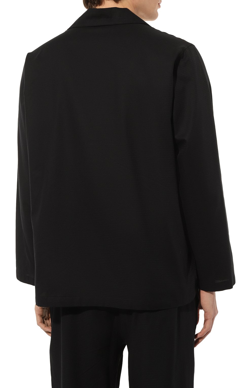 Хлопковая пижама BOSS черного цвета по цене 14950 руб., арт. 50485749, фото 4 Хлопковая пижама BOSS, арт. 50485749, фото 4