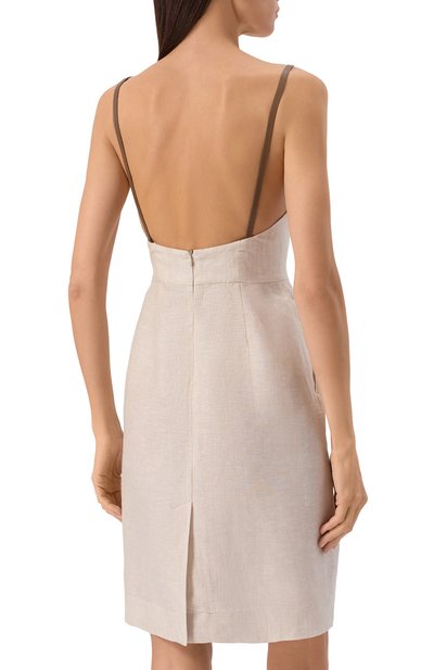 Льняное платье 12 STOREEZ, арт. 131436, фото 4