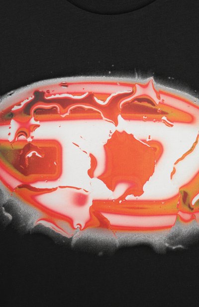 Футболка DIESEL черного цвета по цене 8470 руб., арт. J02496/0GRAM, фото 3 Футболка DIESEL, арт. J02496/0GRAM, фото 3