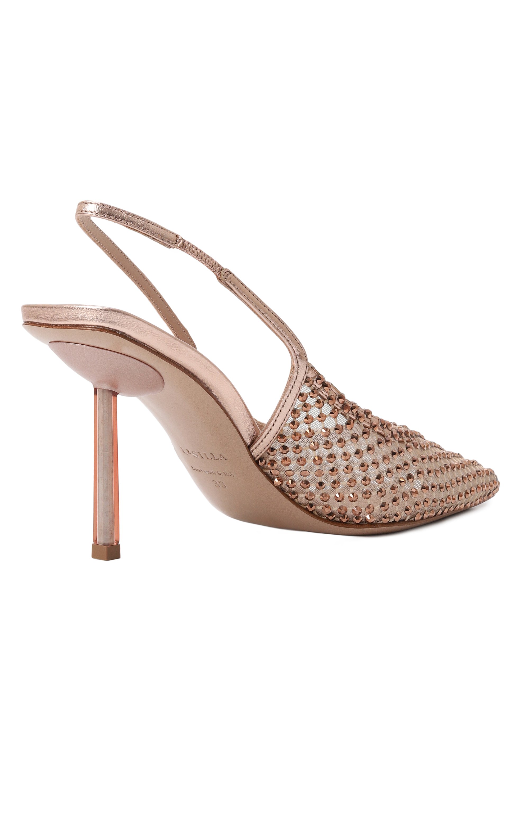 Текстильные туфли gilda 80 LE SILLA золотого цвета по цене 91950 руб., арт. 2299U080P1PPCAZ/, фото 5 Текстильные туфли gilda 80 LE SILLA, арт. 2299U080P1PPCAZ/, фото 5