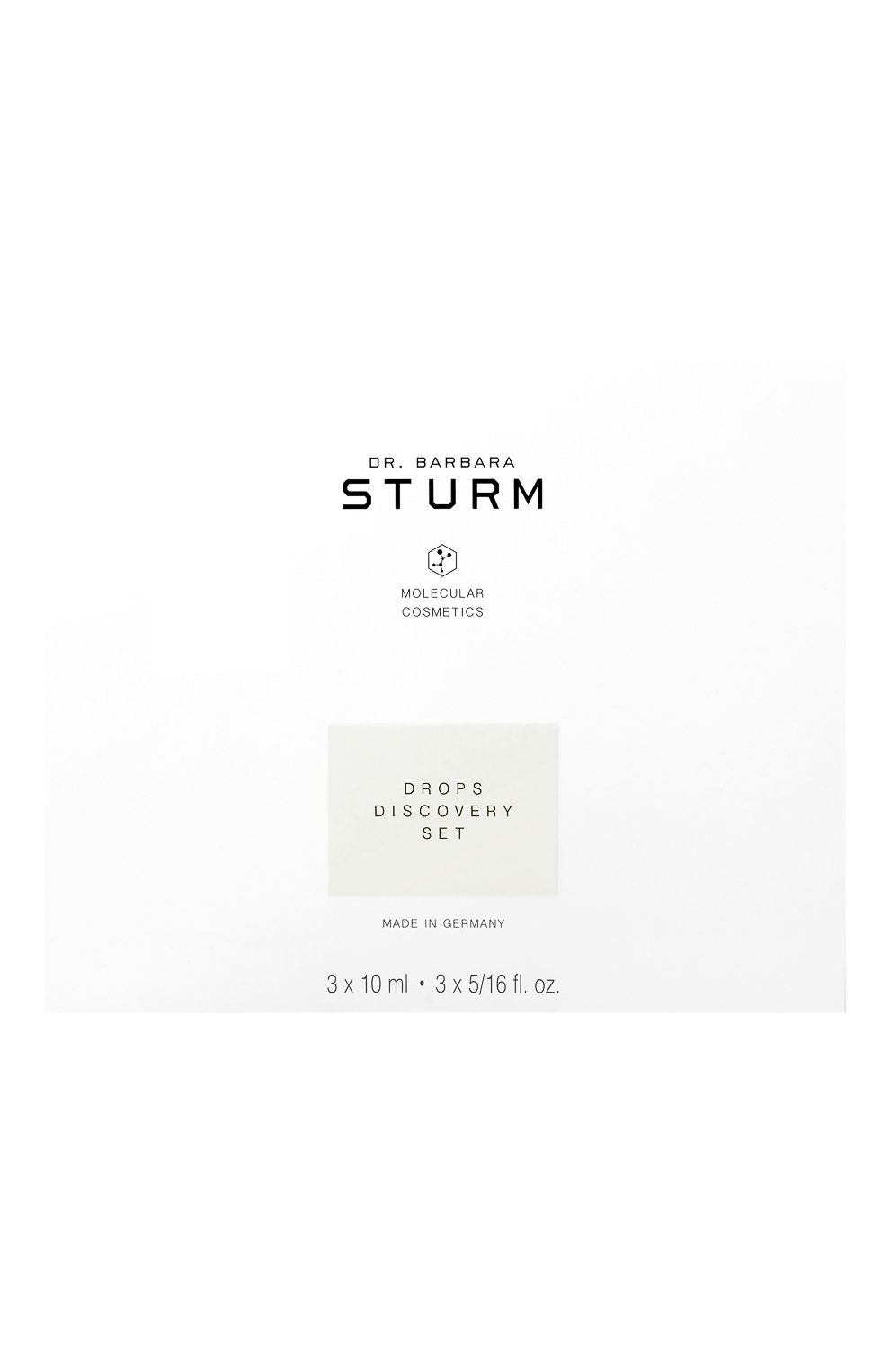 Набор сывороток: glow drops + sun drops + anti-pollution drops (3x10ml) DR. BARBARA STURM, арт. 4015165334026, фото 3