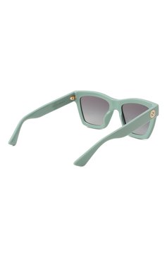 Женские солнцезащитные очки GUCCI зеленого цвета, арт. GG1714S 004 | Фото 4 (Региональные ограничения белый список (Axapta Mercury): Не проставлено; Нос: Не проставлено; Тип очков: С/з; Материал: Пластик; Оптика Гендер: оптика-женское; Очки форма: Квадратные)