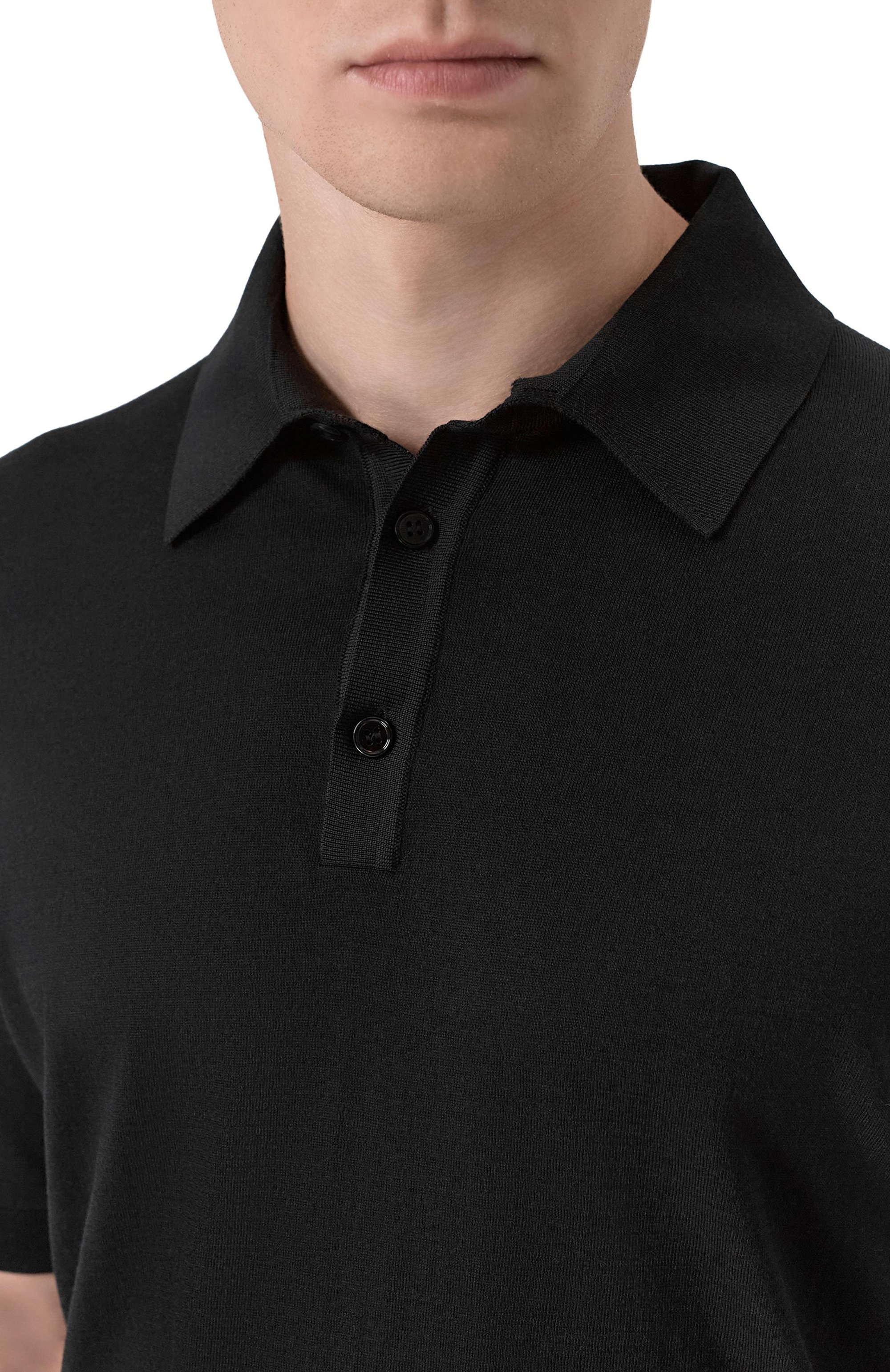 Поло из шелка и хлопка MVST, арт. M26.CSM.K424/50% C0TT0N 50% SILK, фото 5