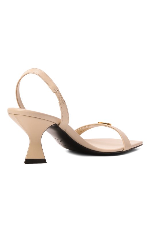 Кожаные босоножки Surge Sculpt Sergio Rossi B14570/MCPT04 Кремовый  B14570/MCPT04 Фото 5