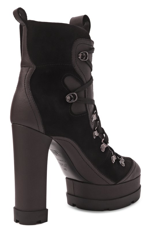 Кожаные ботильоны Nancy Casadei 1R538A1201/N0MAD Чёрный  1R538A1201/N0MAD Фото 5