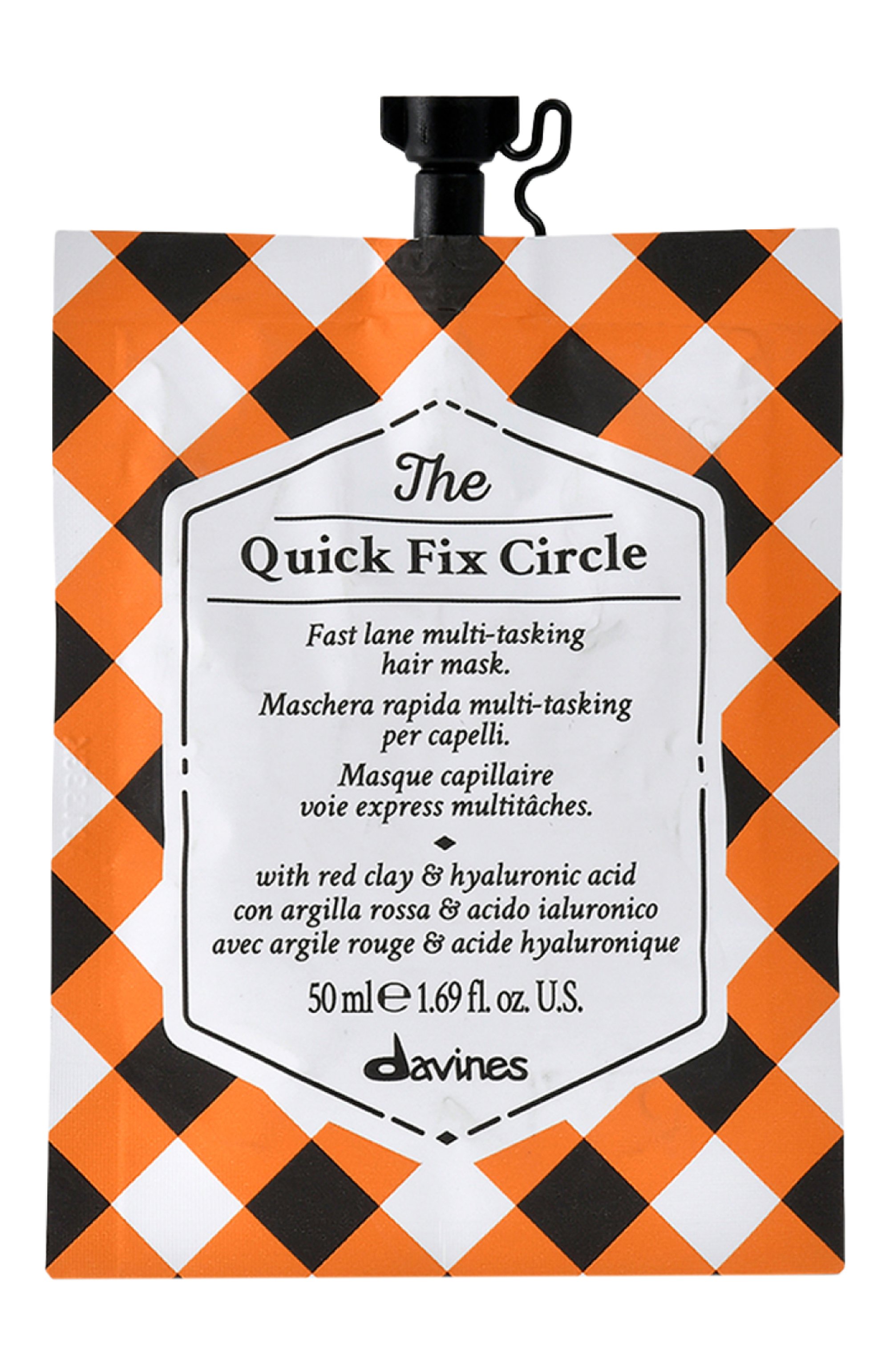 Супербыстрая многофункциональная маска для волос the quick fix circle (50ml) DAVINES, арт. 77006, фото 1