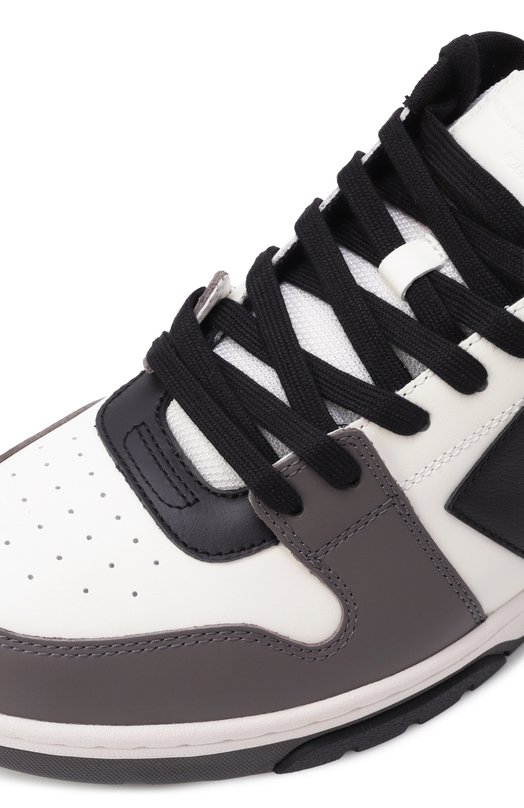 Кожаные кеды Out of Office Off-White 0MIA189C99LEA013 Серый  0MIA189C99LEA013 Фото 7