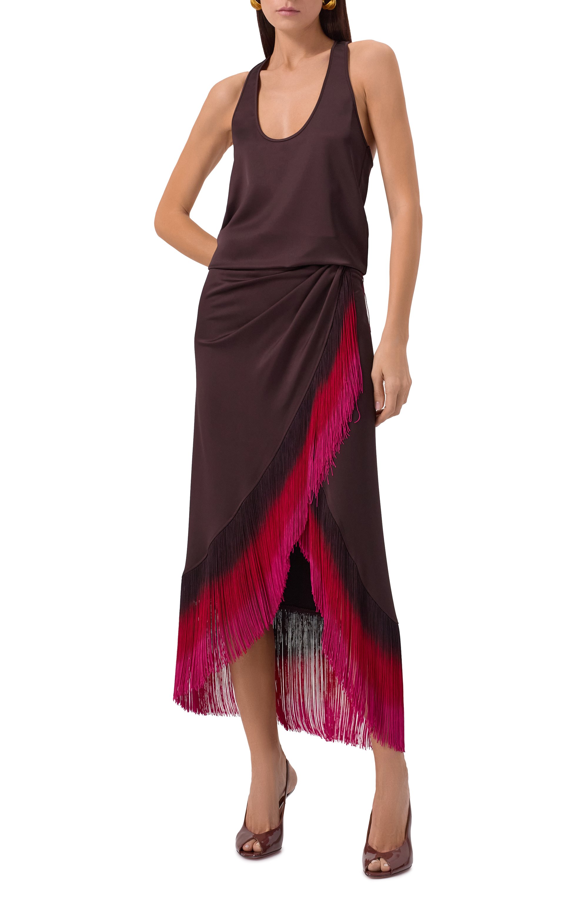 Атласная юбка THE ANDAMANE, арт. TM170328A/TNP229, фото 2