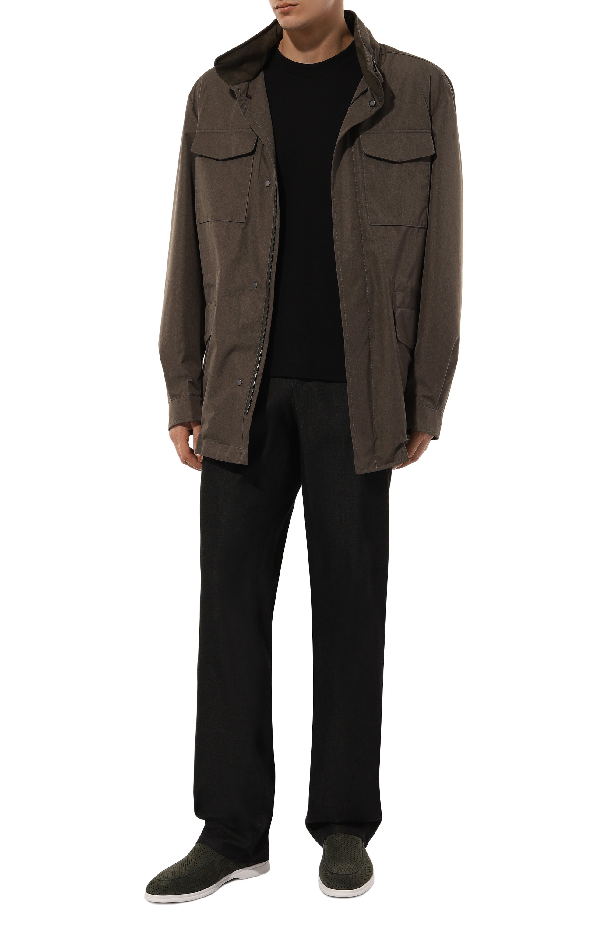 Замшевые лоферы ZILLI, арт. H0090AM1003VRUL01, фото 2