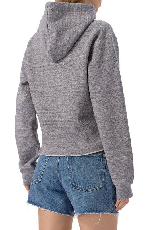 Хлопковое худи Dsquared2 S75GU0608/S25477 Серый  S75GU0608/S25477 Фото 4
