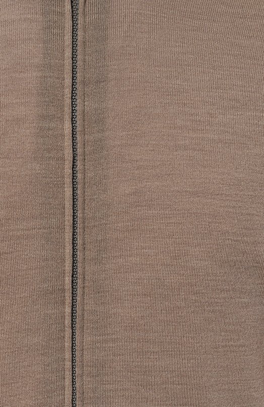 Кардиган из шерсти и кашемира Brunello Cucinelli M2400106 Бежевый  M2400106 Фото 5