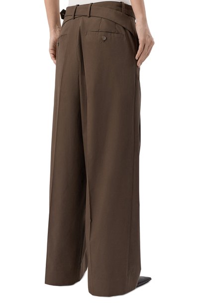 Хлопковые брюки MAGDA BUTRYM, арт. AW26PANTS01BR0WNV2, фото 4