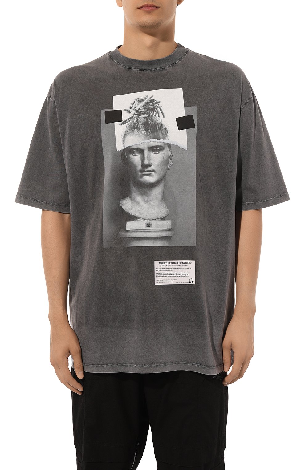 Хлопковая футболка DIEGO VENTURINO, арт. D3W4DVTS0CAD, фото 3