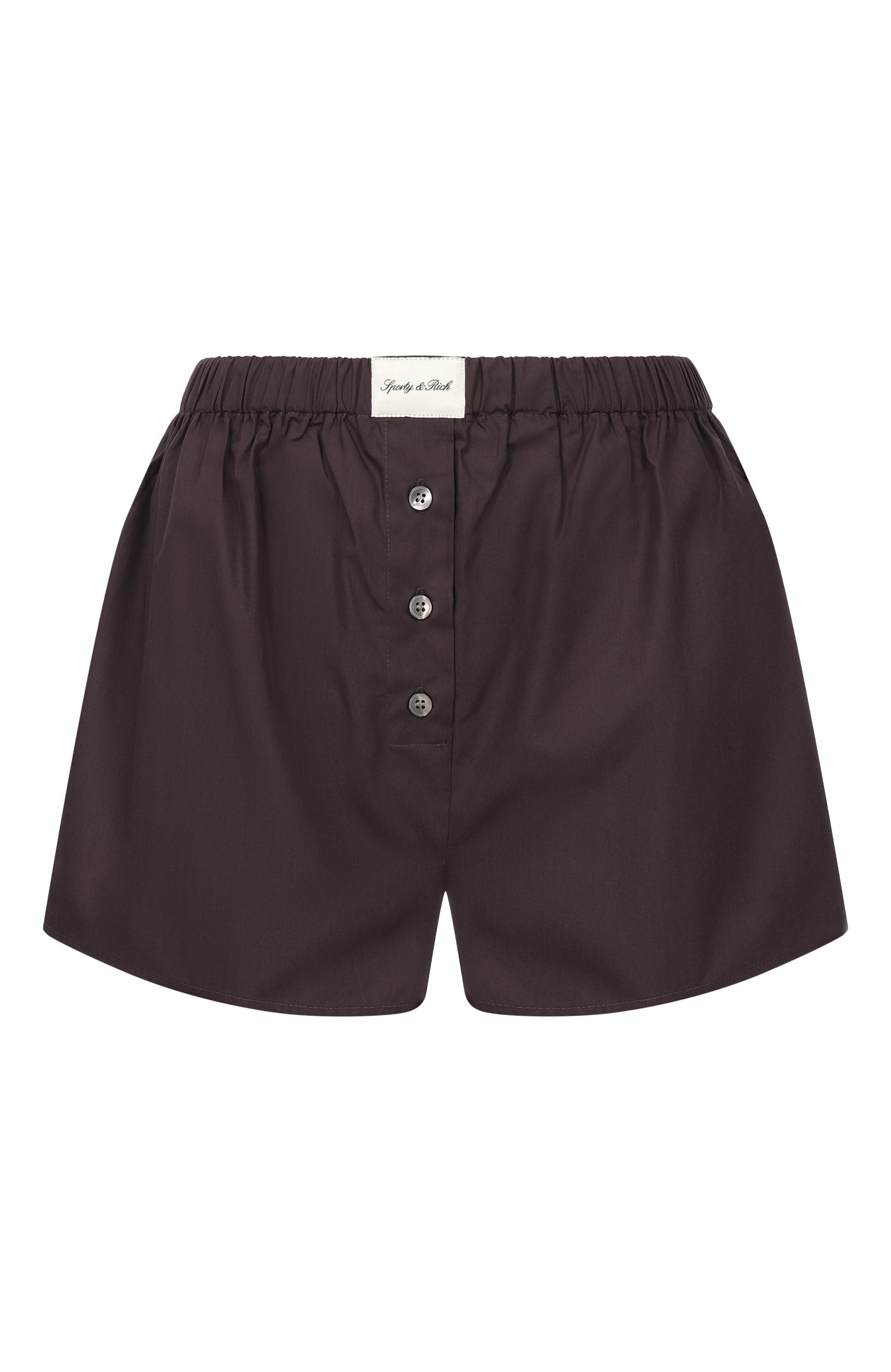 Хлопковые шорты SPORTY AND RICH, арт. SH060711326BR29, фото 1