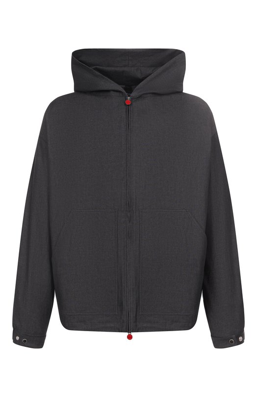 Хлопковая куртка Kiton UMC015H0922801 Серый UMC015H0922801